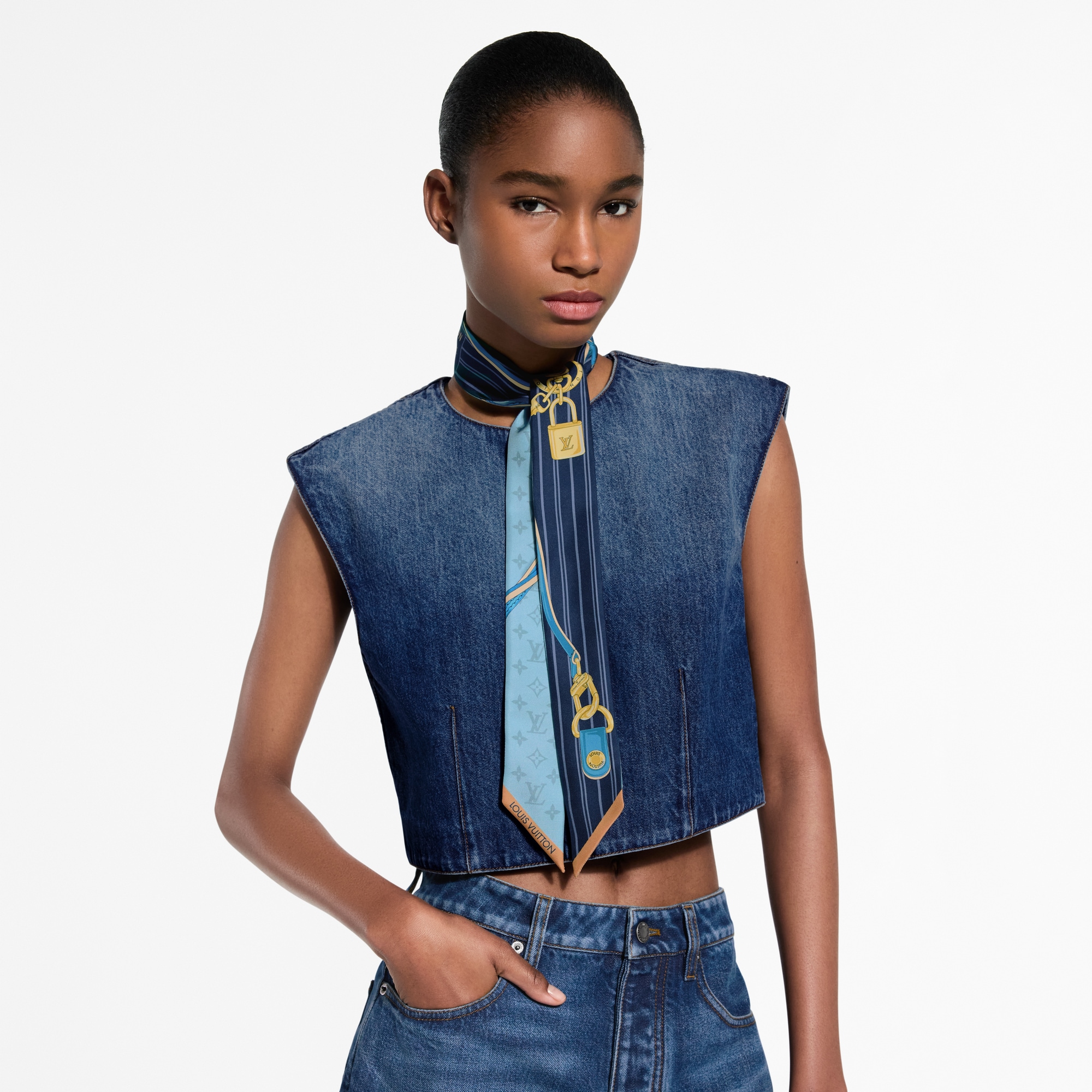 きなこLOUISVUITTON　ネイビー　紺　ブラウス　カットソー　34 Blue - New In Women - Women | LOUIS VUITTON